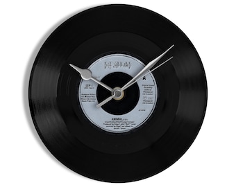 Def Leppard "Animal" 7" Vinyl Record Wall Clock