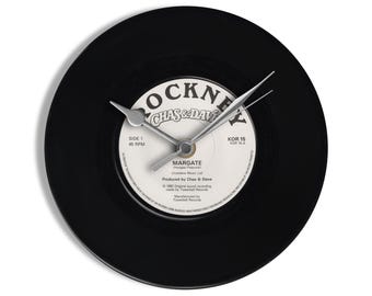 Chas & Dave "Margate" 7" Vinyl Record Wall Clock