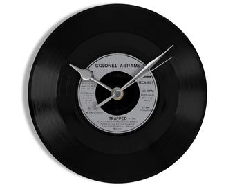 Colonel Abrams "Trapped" 7" Vinyl Record Wall Clock