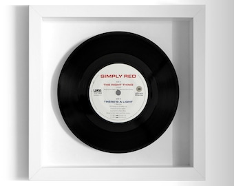 Simply Red "The Right Thing" Framed 7" Vinyl Record