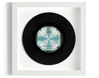 Commodores "Three Times A Lady" Framed 7" Vinyl Record UK NUMBER ONE 13 Aug - 16 Sep 1978