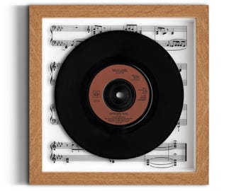 Billy Joel "Uptown Girl" Framed 7" Vinyl Record UK NUMBER ONE 30 Oct - 3 Dec 1983