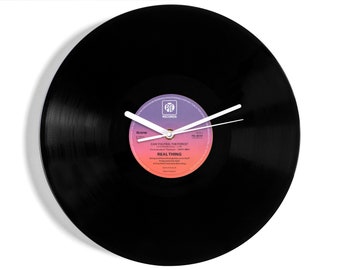 Real Thing "Can You Feel The Force?" 12" Vinyl Record Wall Clock