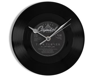 Tina Turner "Steamy Windows" 7" Vinyl Record Wall Clock