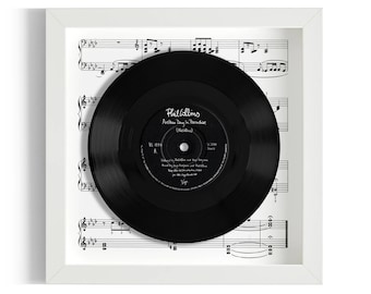 Phil Collins "Another Day In Paradise" Framed 7" Vinyl Record