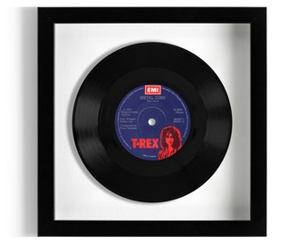 T.Rex "Metal Guru" Framed 7" Vinyl Record UK NUMBER ONE 14 May - 10 Jun 1972