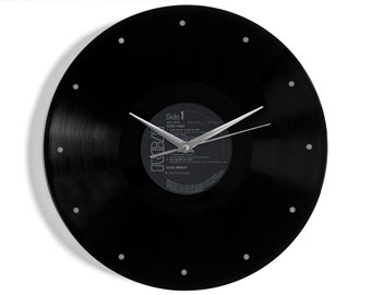 Elvis Presley "Good Times" 12" Vinyl Record Wall Clock