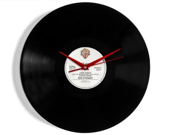 Rod Stewart "Love Touch" 12" Vinyl Record Wall Clock