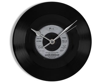 Jason Donovan "Sealed With A Kiss" 7" Vinyl Record Wall Clock UK NUMBER ONE 4 Jun - 17 Jun 1989