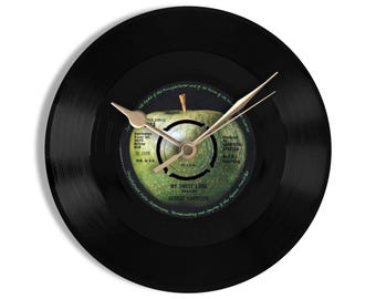 George Harrison "My Sweet Lord" 7" Vinyl Record Wall Clock UK NUMBER ONE 24 Jan - 27 Feb 1971