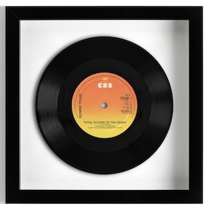 Bonnie Tyler "Total Eclipse Of The Heart" Framed 7" Vinyl Record UK NUMBER ONE 6 Mar - 19 Mar 1983