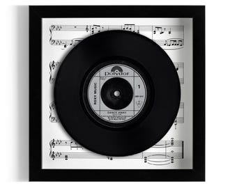 Roxy Music "Dance Away" Framed 7" Vinyl Record