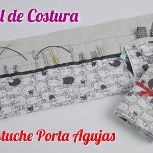 Needle Holder Cover Patterns + Video tutorial - PDF Sewing Pattern - DIY - Sewing Patterns
