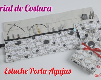 Naaldenetui patronen + video-tutorial - PDF naaipatroon - DIY - Naaipatronen