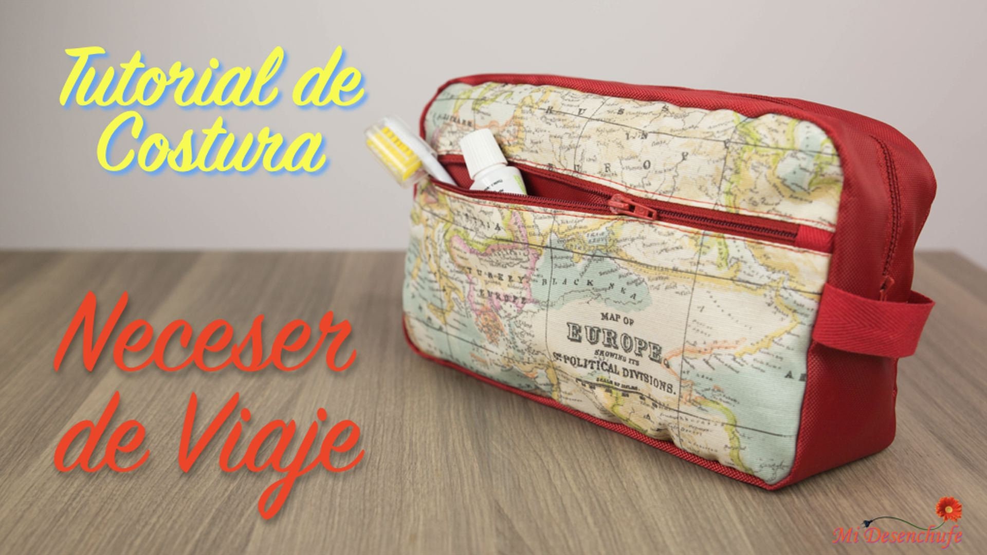 Neceser Unisex Patrones Videotutorial Patrón Costura PDF DIY