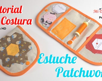 Patchwork-Hüllenmuster + Video-Tutorial – PDF-Schnittmuster – DIY – Mehrzweckhülle