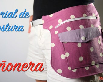 Heuptaspatronen + videotutorial - PDF-naaipatroon - DIY - Heuptas