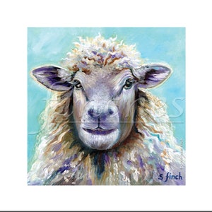 Tarjeta Espíritu de Oveja/Tarjeta de agradecimiento/Tarjeta de recuperación. Tarjeta de cumpleaños de niñera y tarjeta de amistad. Arte del campo. Mensaje del Tótem del Espíritu de la Naturaleza