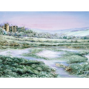 Castillo de Arundel - Tarjeta de felicitación. Tarjeta de agradecimiento, tarjeta de amistad, aniversario de padres y tarjeta de recuperación
