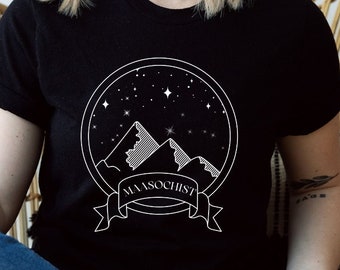 Massochist fan tee, Fan of Sarah J Maas, Officially Licensed,  Librarian Shirt, T Shirt Gift For Book Lover, Bookish Tee, Fictional Shirt,