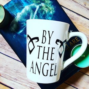 By the Angel Shadowhunter mug, City of Bones, Mortal instruments, runes, mundane