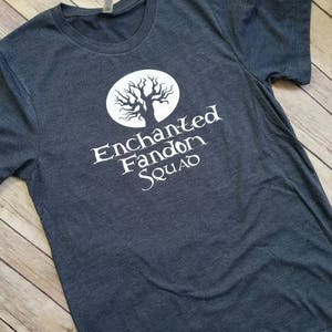 Enchanted Fandom Squad tee shirt, Bookish Shirt, Exclusive Squad Tee