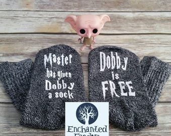 The Original: Master has given Dobby a sock, dobby is free, Dobby socks, reader gift, bookworm, bookish, bookstagram, book lover, Literary