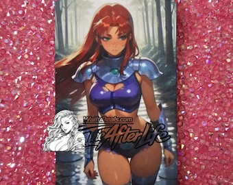 Starfire star fire proxy thin metal waifu cards NSFW 18+