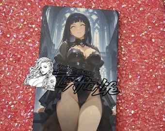 Hinata Hyuga narato proxy thin metal waifu cards NSFW 18+