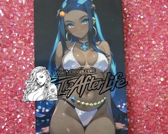 Nessa pokemon proxy thin metal waifu card NSFW 18+