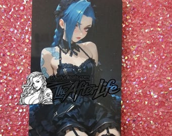Jinx ARCANE proxy thin metal or thick plastic waifu cards NSFW 18+