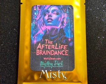 Anime babe waifu metal card Mystery rip pack - NSFW 18+