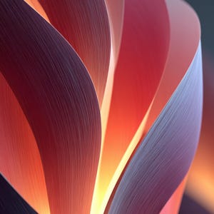 Warm Glow Abstract Phone Wallpaper, Modern Minimalist Lock Screen (Digital Download)
