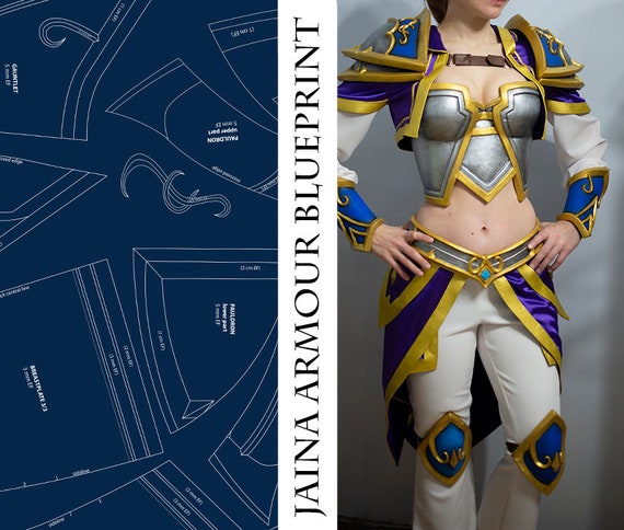 Jaina Cosplay Armor Patterns Etsy