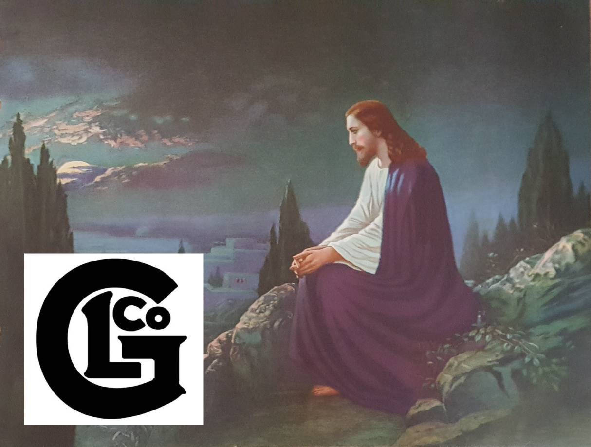 GP6437 christ on the Mount of Olives by George | Etsy India