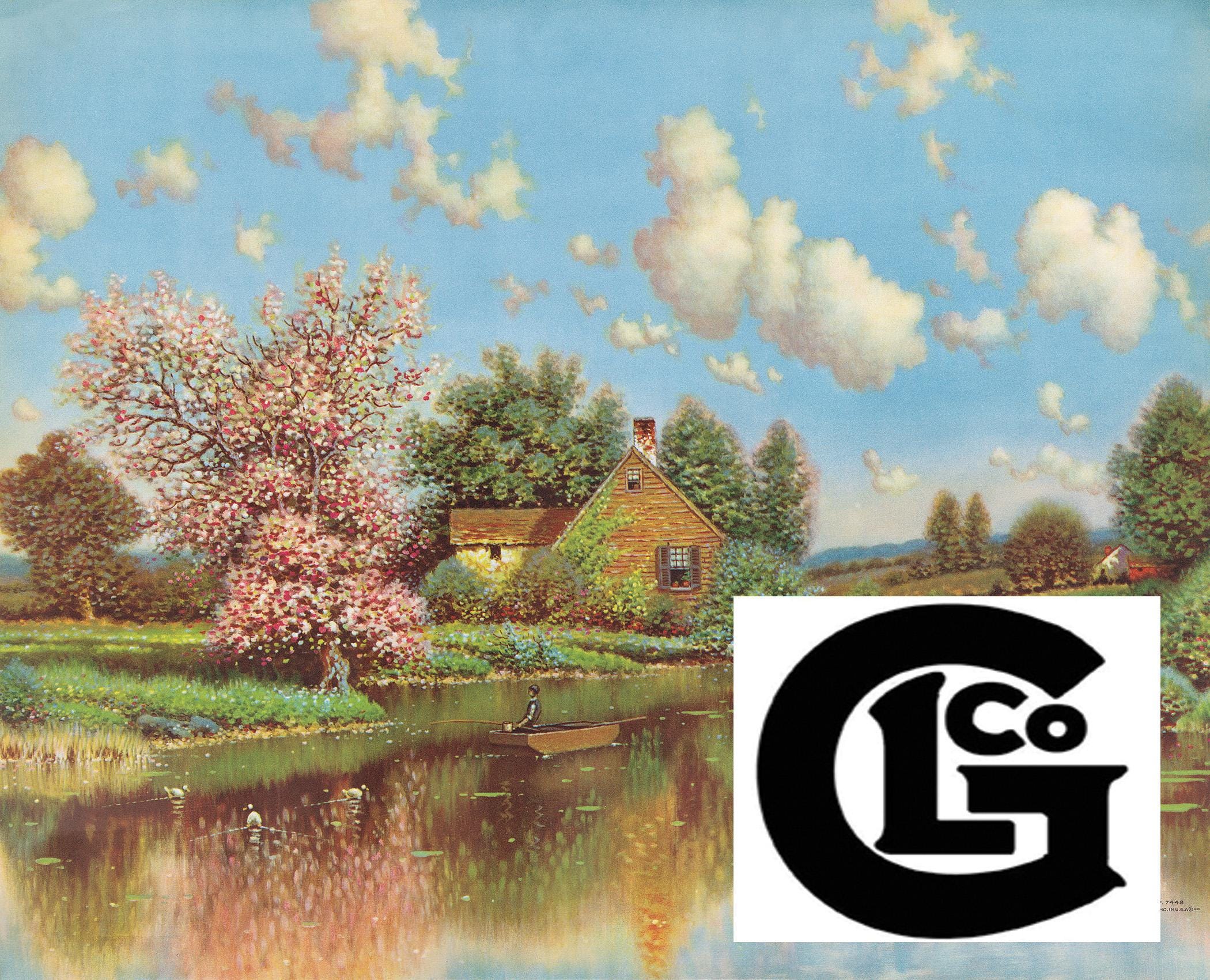 GP7448 Springtime Reflections by George W Drew - Etsy