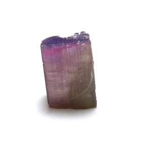 Purple Cap Tourmaline Crystal