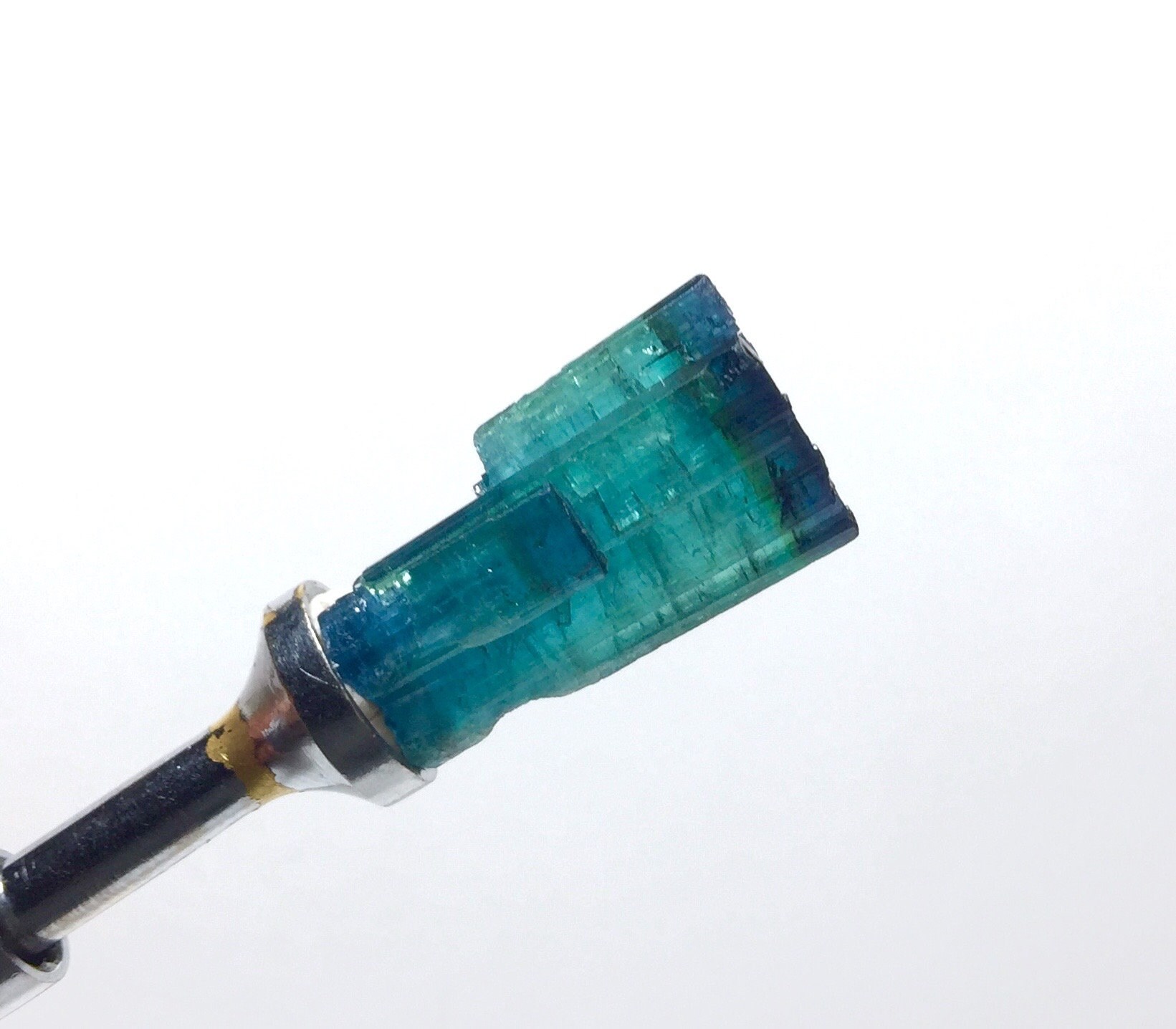 ブルーキャップ バイカラートルマリンクリスタル - Etsy 日本