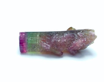 ブルートルマリン結晶クラスター：アフガニスタン産の切断結晶