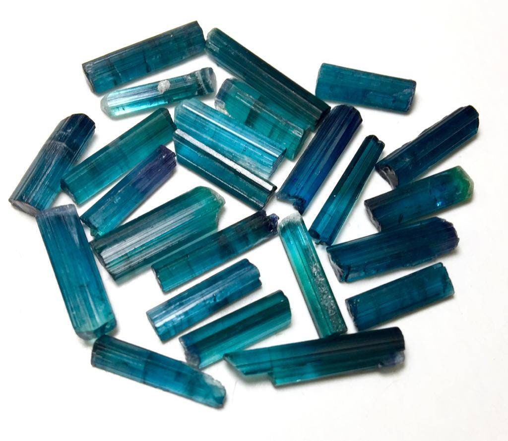 Blue Tourmaline Crystals lot