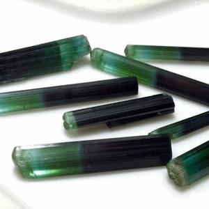 Bi Color Tourmaline Crystals lot