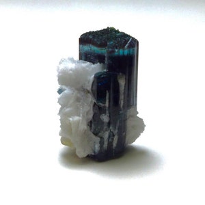 Blue Cap Tourmaline Specimen