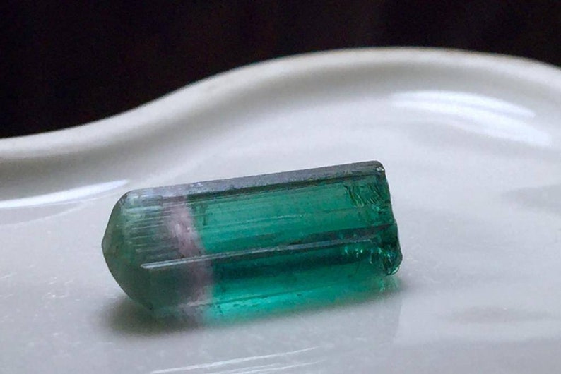 Tri Colour Tourmailine Crystal