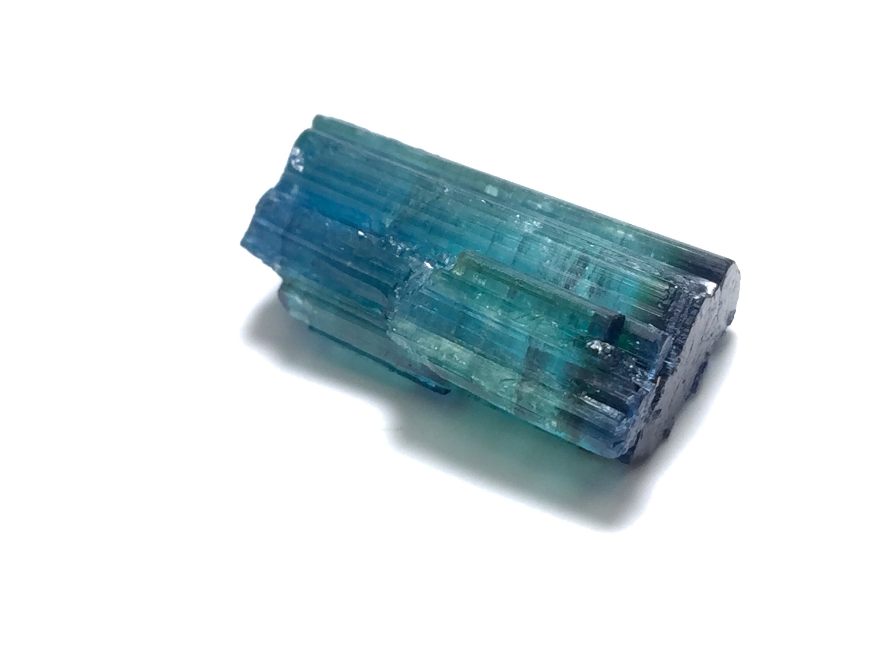 ブルーキャップ バイカラートルマリンクリスタル - Etsy 日本