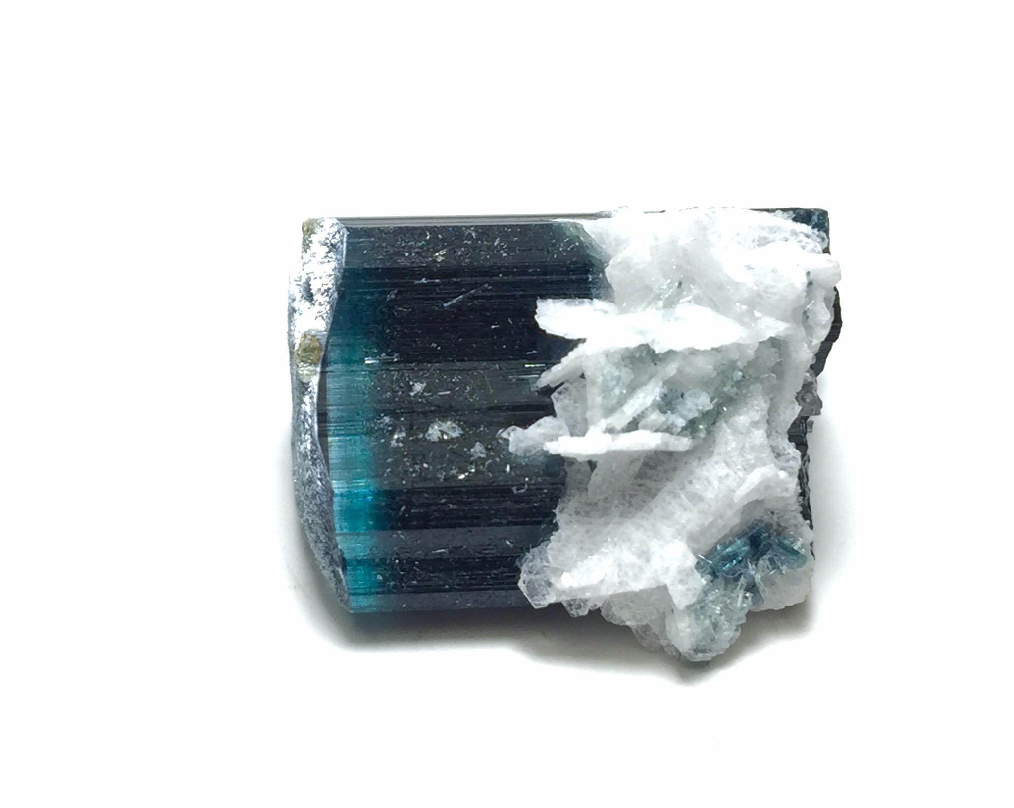 ブルーキャップ バイカラートルマリン標本 - Etsy 日本