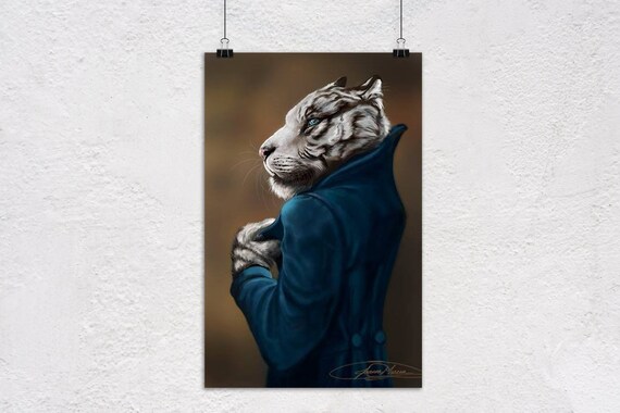 Bengal Tiger - Signed Fine Art Print - inkart