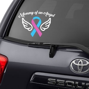 Mommy of an Angel, Mommy of an Angel Decal, Daddy of an Angel, Pregnancy and Infant Loss, Pregnancy Loss Decal, Vinyl Decal, Car Decal