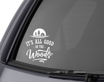 Hiking Decal, Camping Decal, Nature Decal, Hiking Gift, Camping Gift, Hiking Stickers, Camping Stickers, Nature Stickers, Bumper Sticker