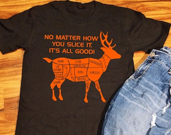 Deer Hunting Shirts, Deer Hunting Gifts, Deer Camp Shirts, Hunting Shirts, Hunter TShirt, Gift for Hunter, Hunter Gifts, Venison butcher