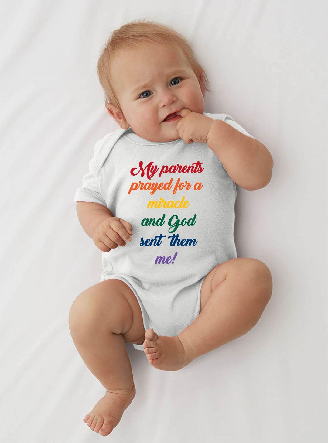 Miracle Baby, Miracle Baby Outfit, Miracle Baby Gift, IVF Baby, IVF Baby Clothes, Fertility Baby